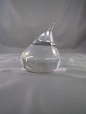 22. Steuben Pear Paperweight
